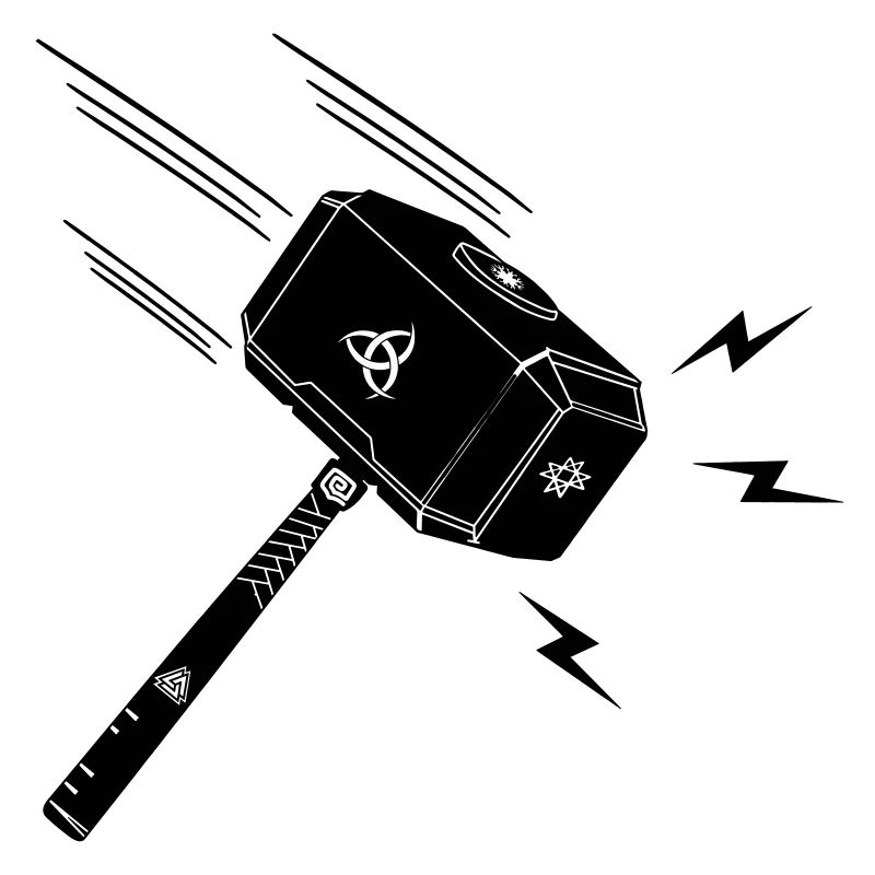 Hammer of thor Thor s hammer Mjolnir lightning stral