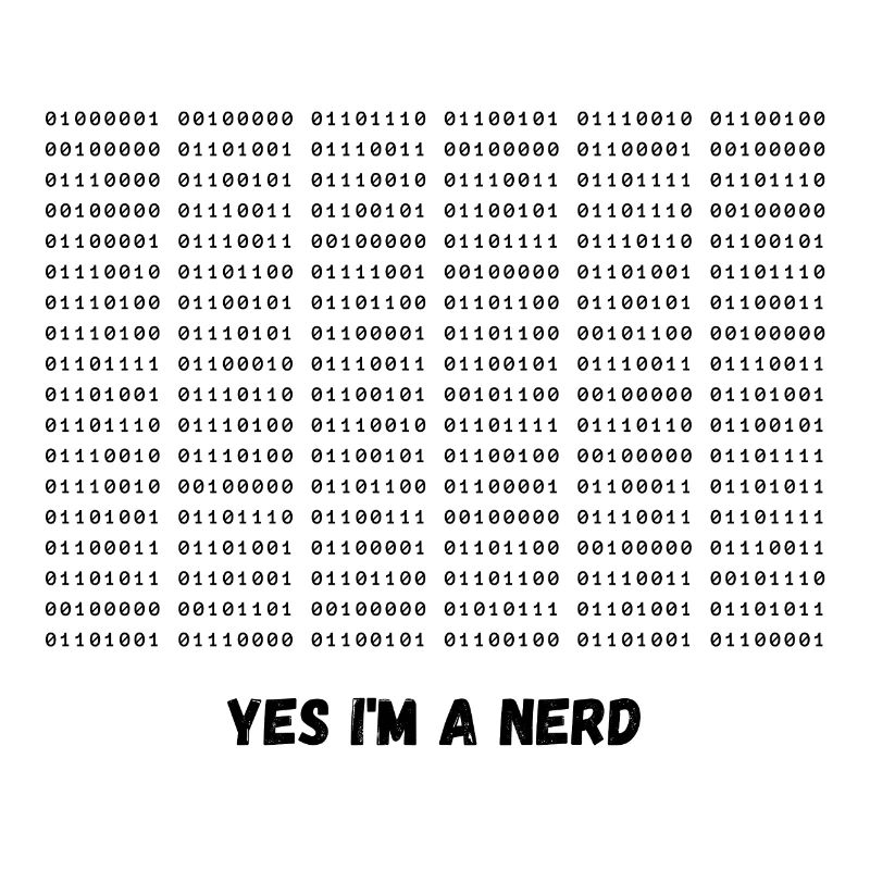 I'm a nerd