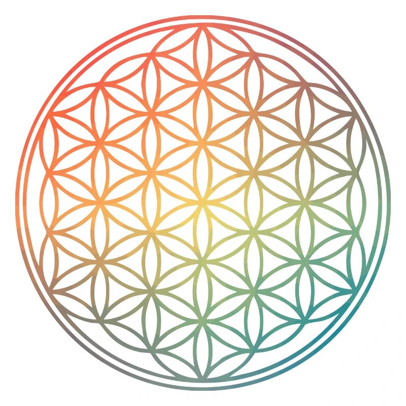 Blume des Lebens Retro Geschenkidee 005-042