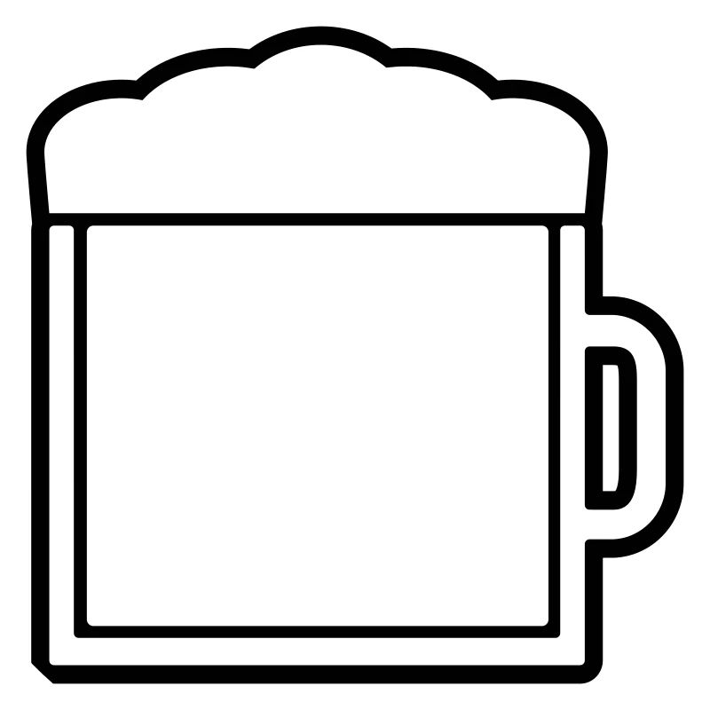 Logo Icon Großes Bierglas