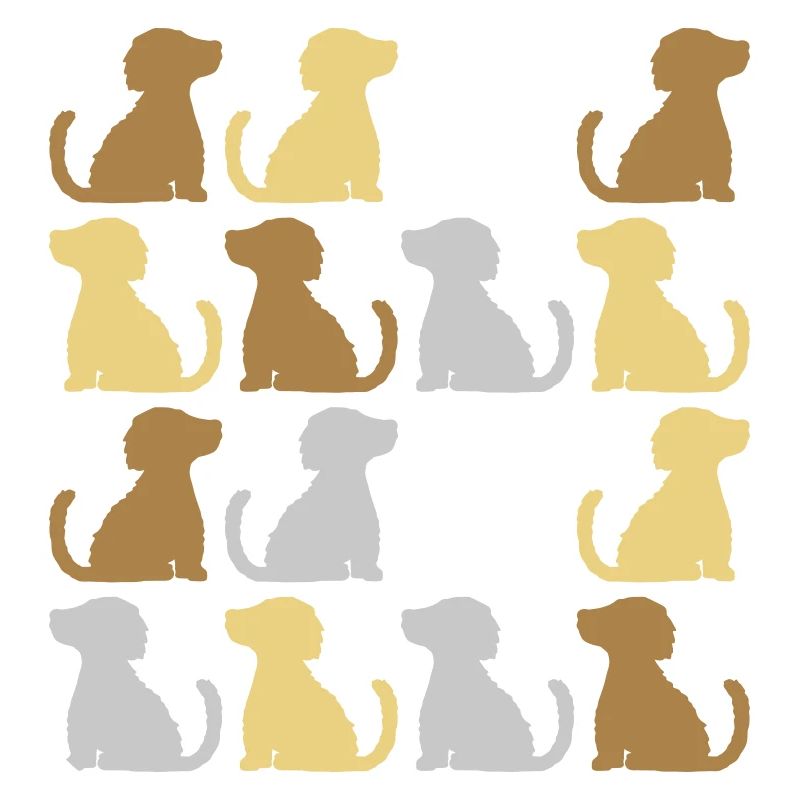 Pattern good sitting dogs