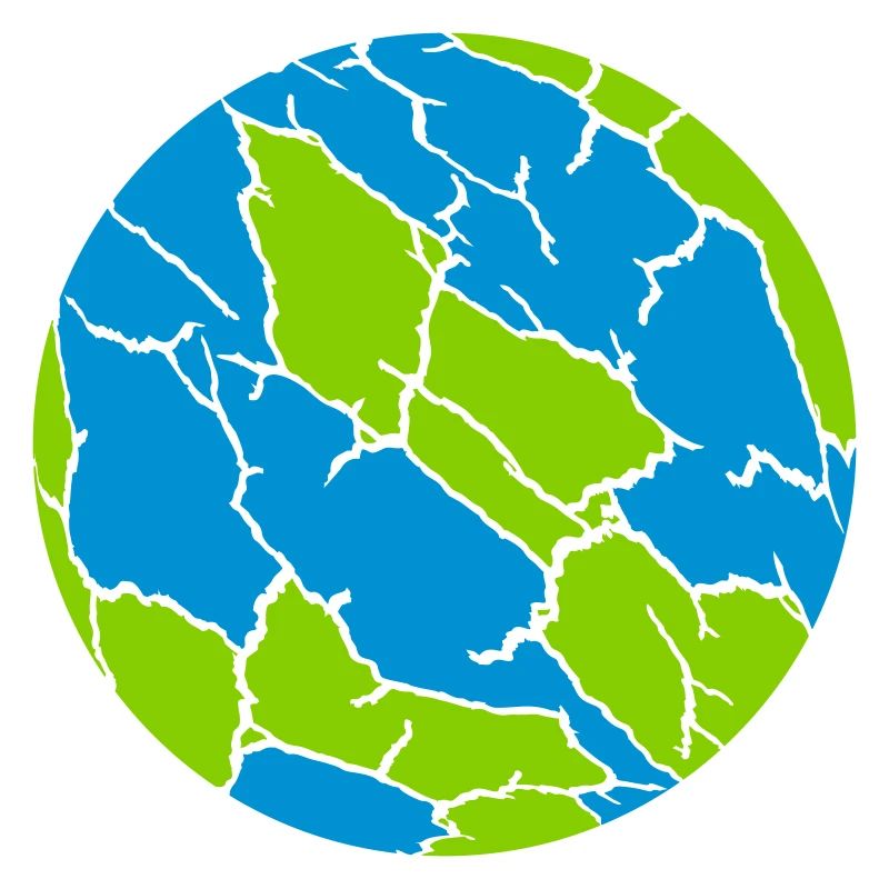 Colorful Ball Cracks Pattern