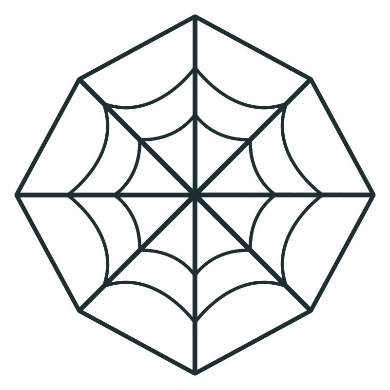 irregular spider web
