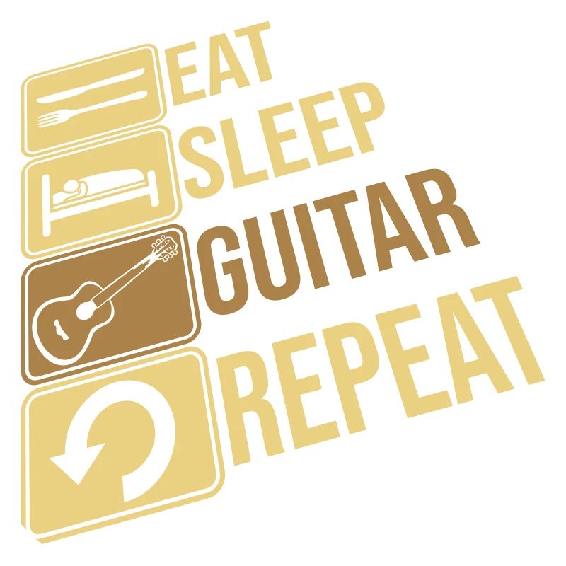 Gitarrist Eat Sleep Repeat