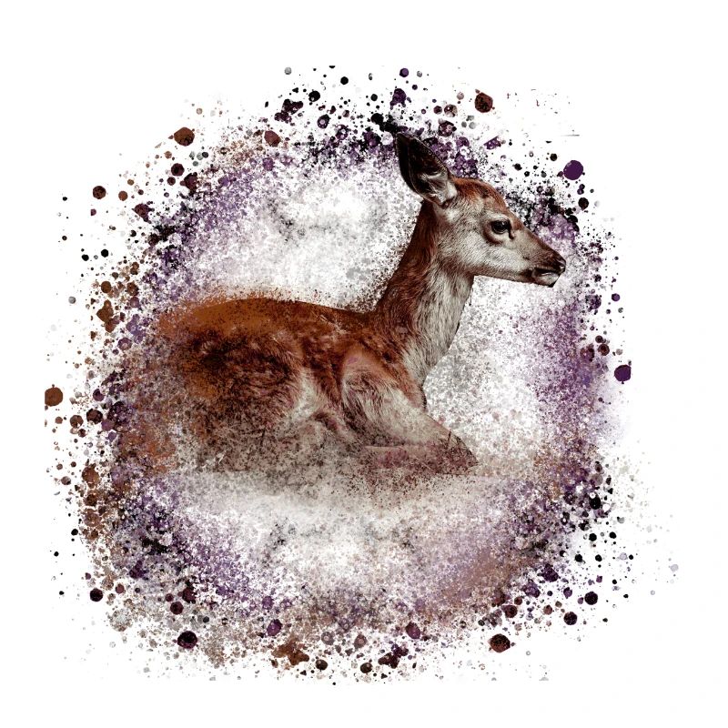 reh ,braun,wild,kitz,graffiti,bambi,rehkitz,fohlen