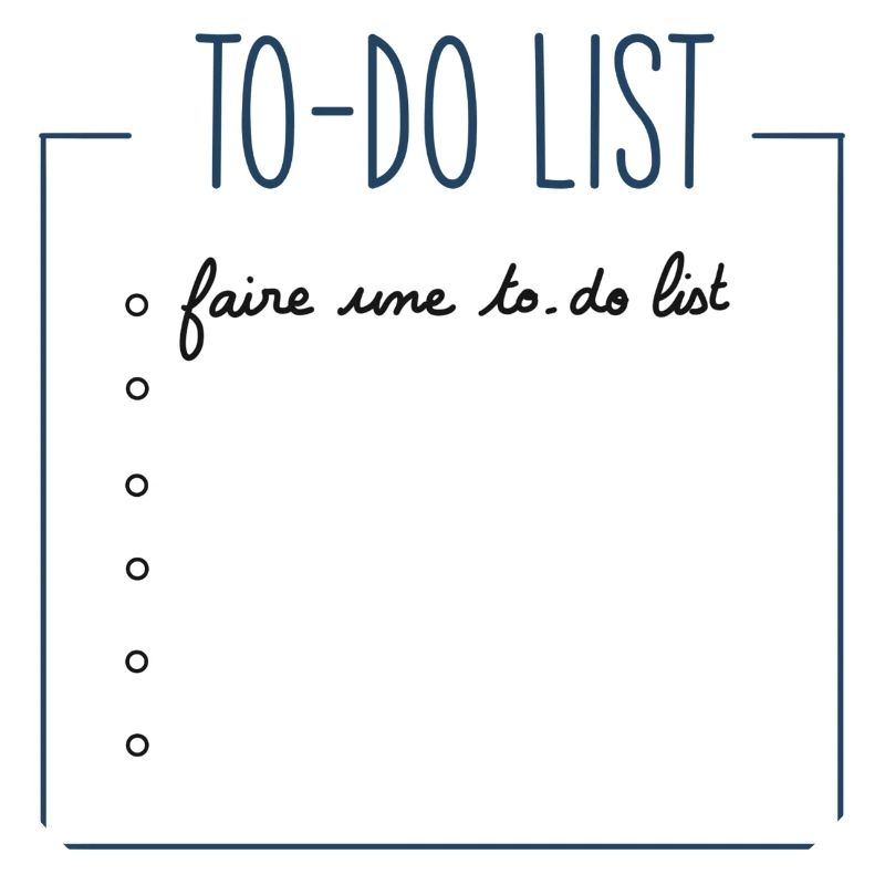To-do list