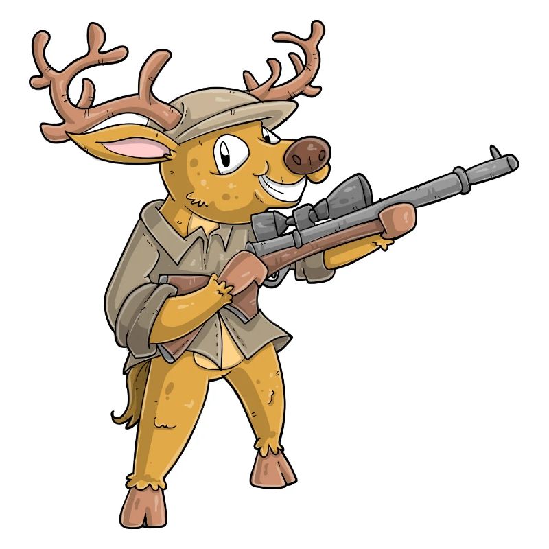 Jagd Hirsch / Jäger Hirsch
