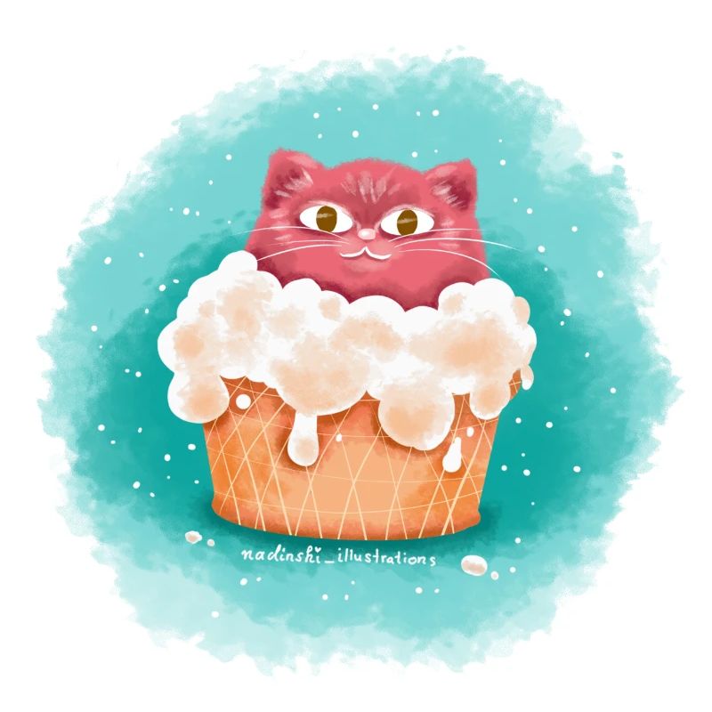Cat ice cream