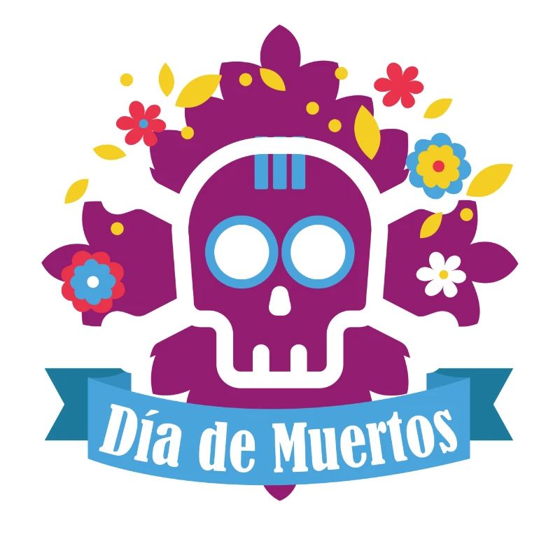 dia de muertos violet