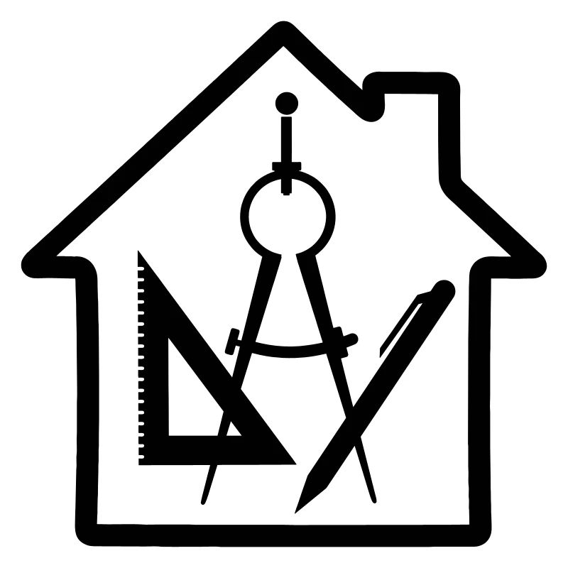 Logo Architect House Drawing