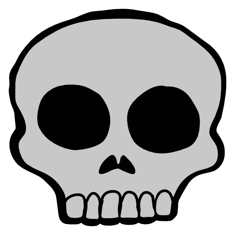 Schädel Skelett cool Design