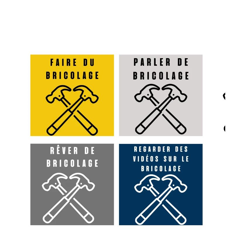 ce que je fais durant mon temps libre bricolage