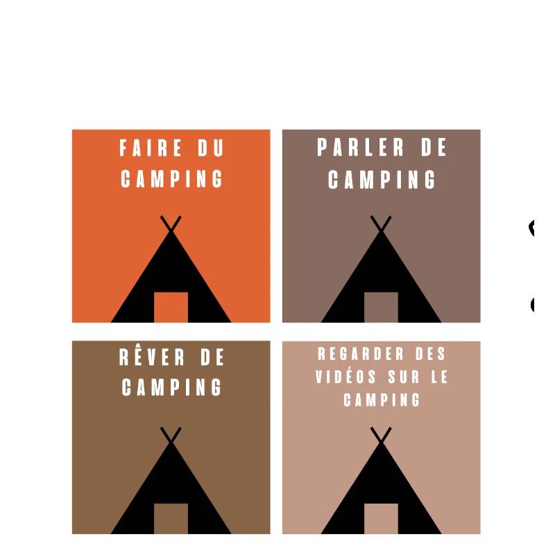 ce que je fais durant mon temps libre camping