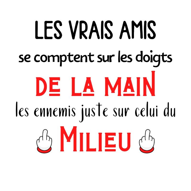 les vrais amis se comptent sur les doigts