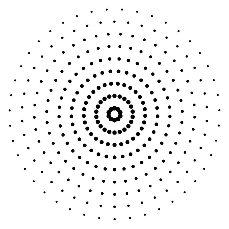 Flou | Points | Noir | idée cadeau