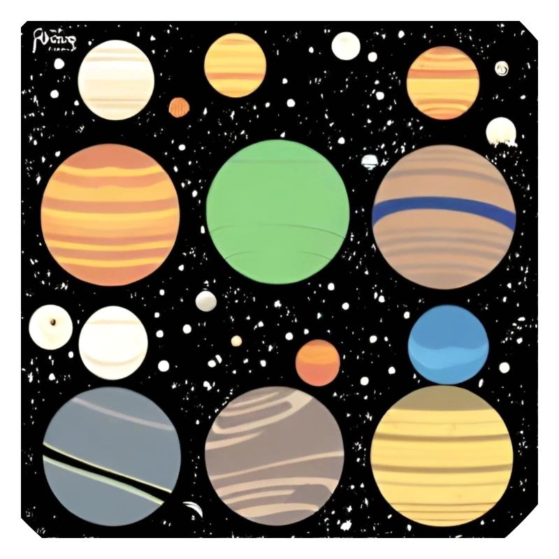 planètes dans l’espace