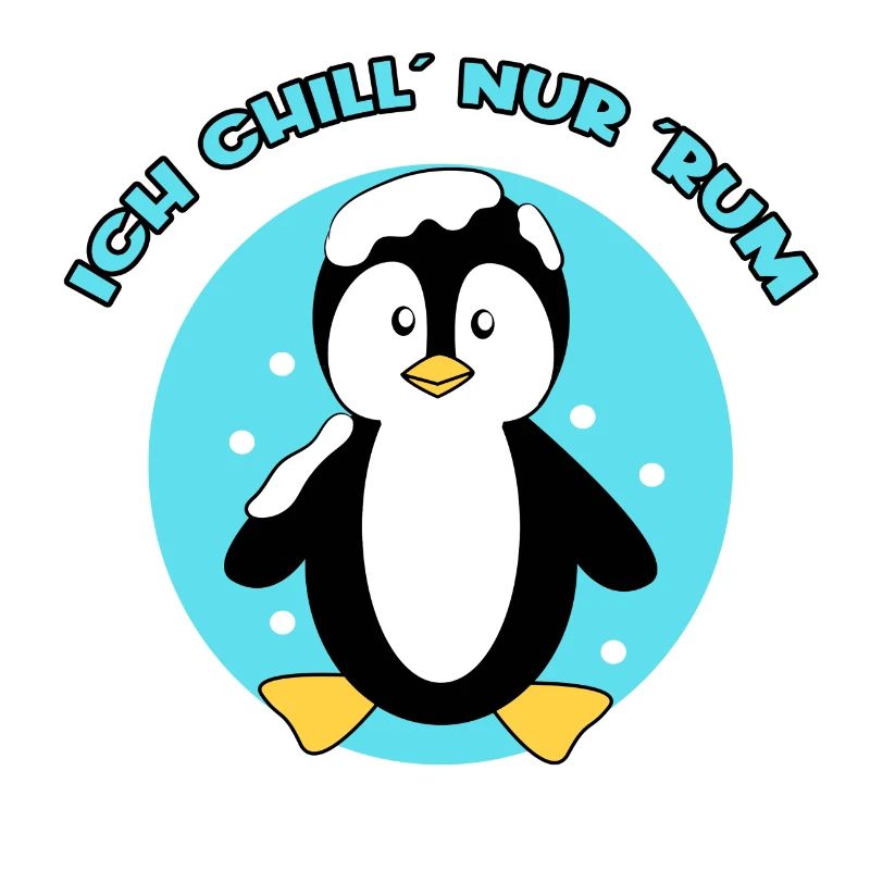 Süß Pinguin Seevogel Arktis Tier Schnee Vogel Eis