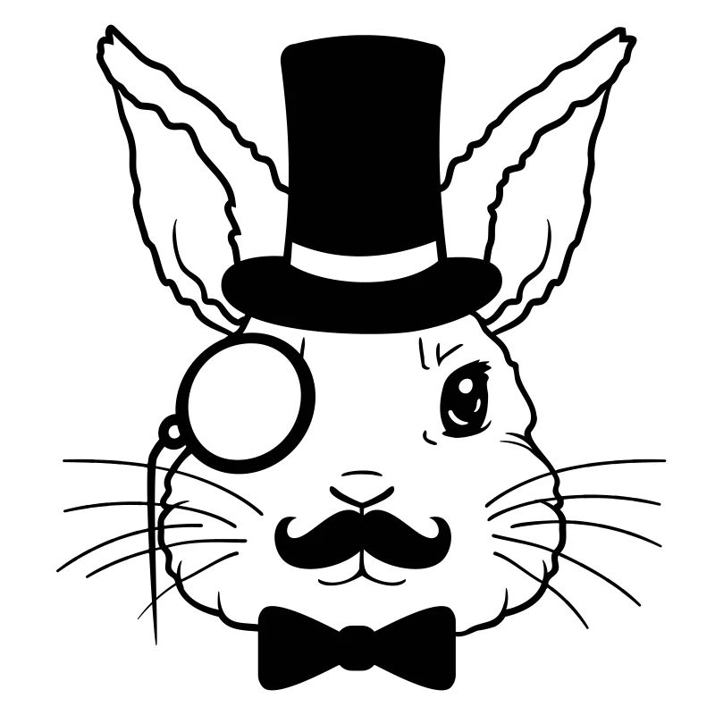 Monocle Cylinder Rabbit Sir
