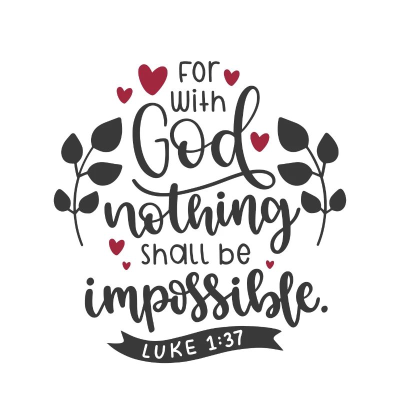 Christian Design With God nothing shall be