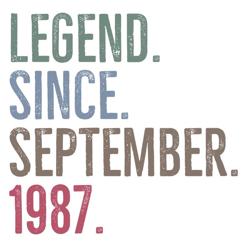 Legende seit September 1987