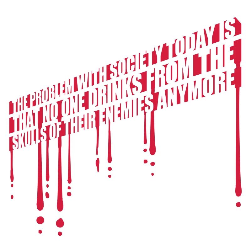 drinks from enemies skulls