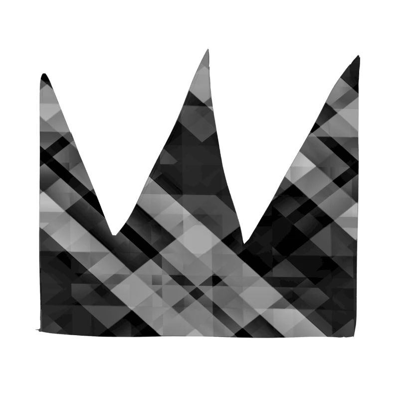crown grey symbol shape