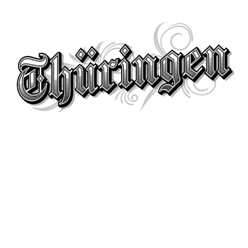 Thuringia East Germany Vintage Look