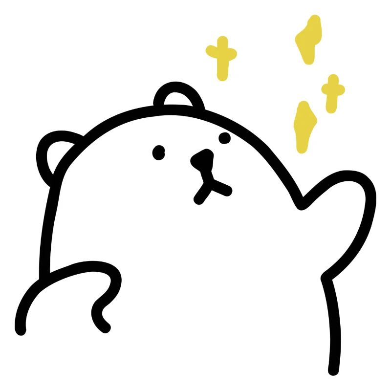 Bär Teddy süß doodle kuscheln Sterne cool