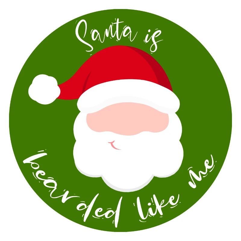 Santa is bearded like me