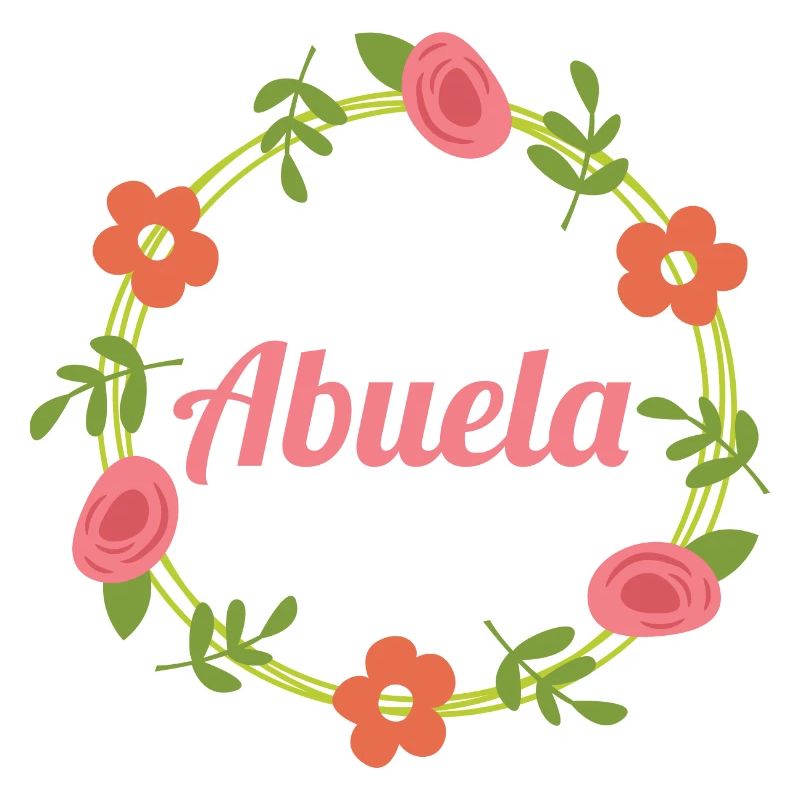Abuela bunter Kranz Oma Großmutter Geschenk