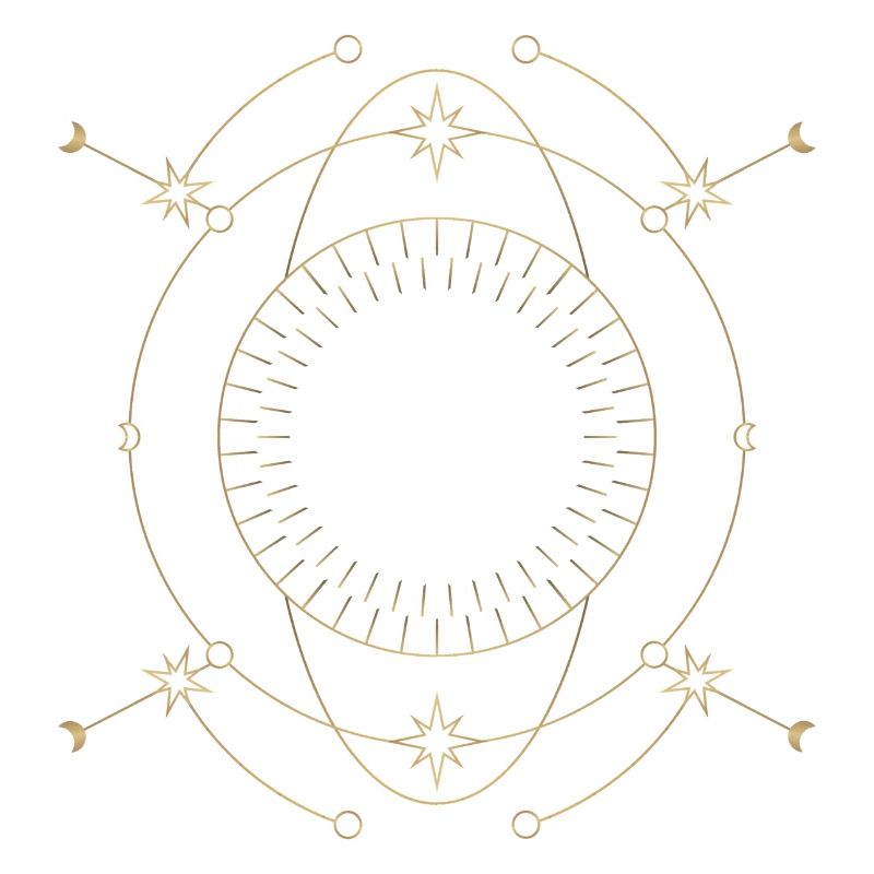 Conception de l’orbite du cercle d’étoile dorée