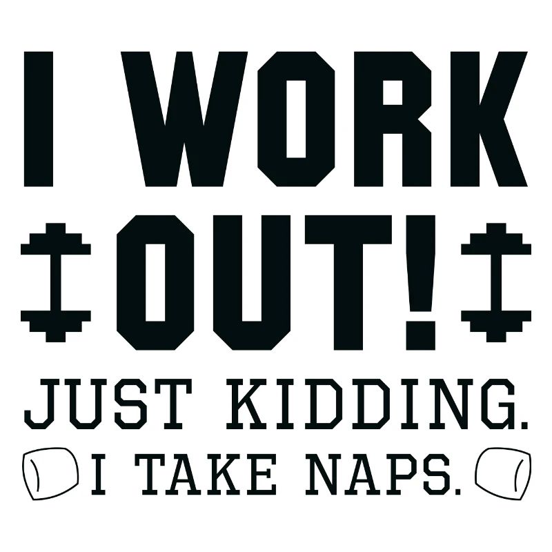 Ich trainiere nur ein Scherz, ich mache ein Nickerchen