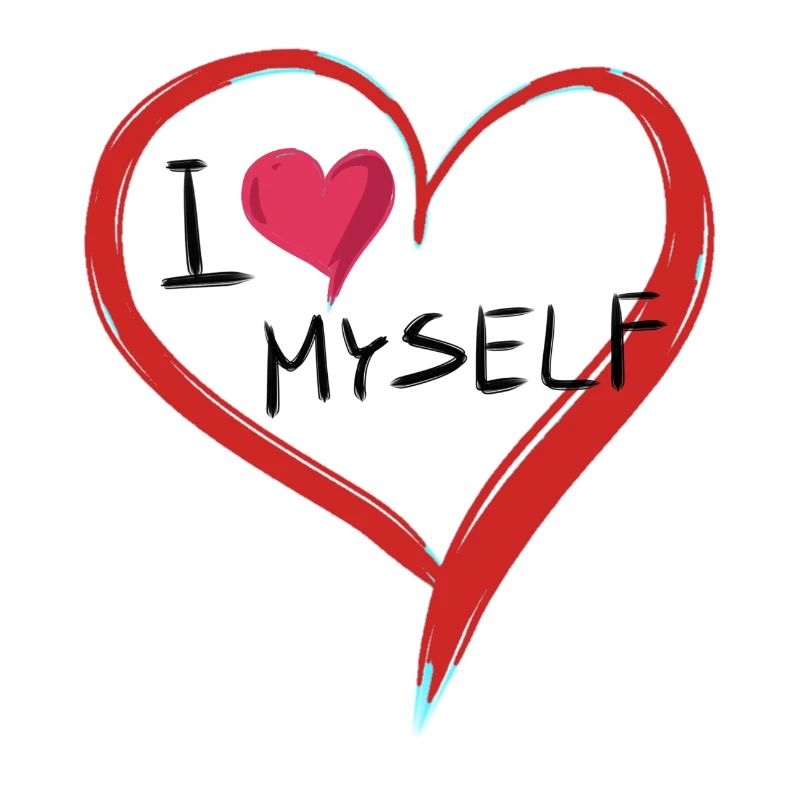 ich liebe mich herz text symbol form