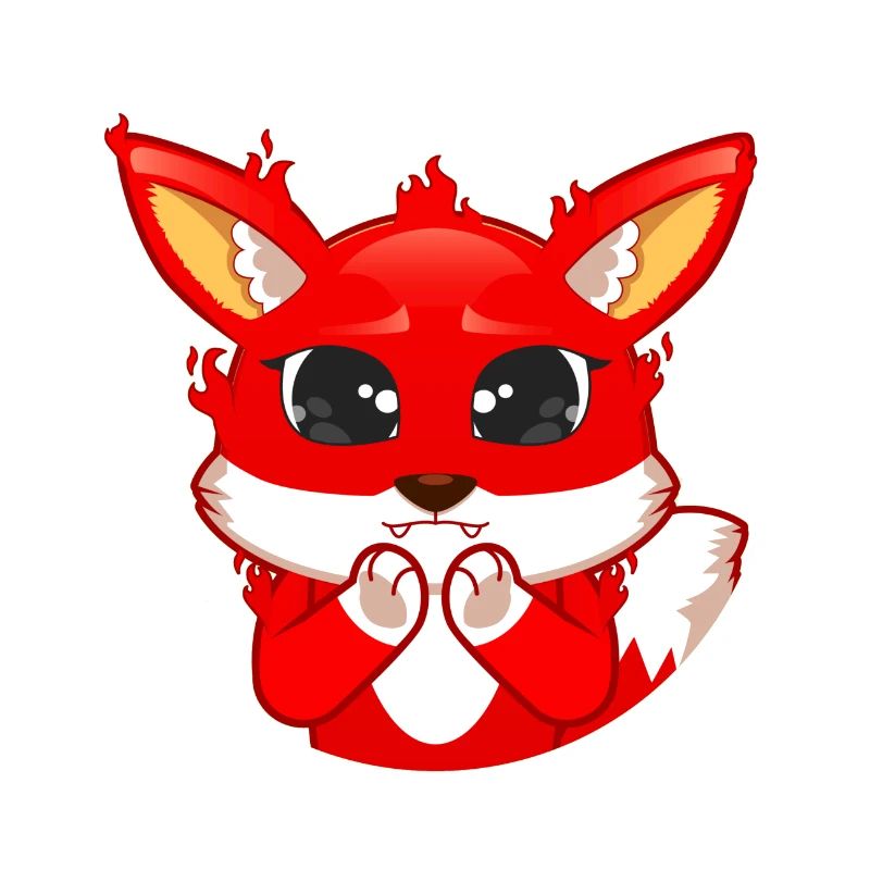 Fox big eyes without circle