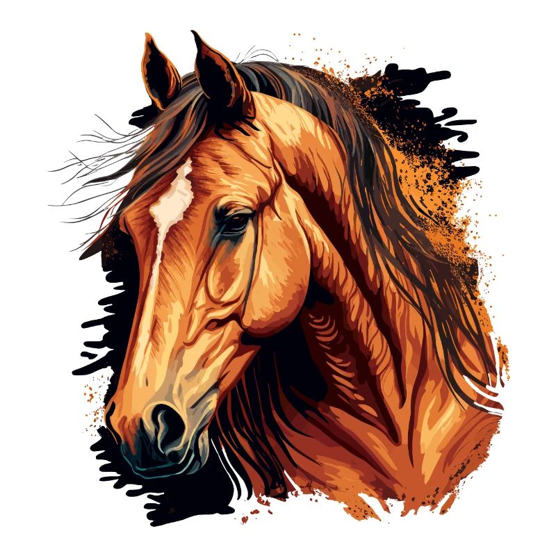 Dessin de cheval incroyable