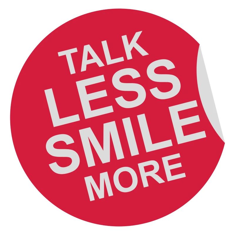 parler moins sourire plus