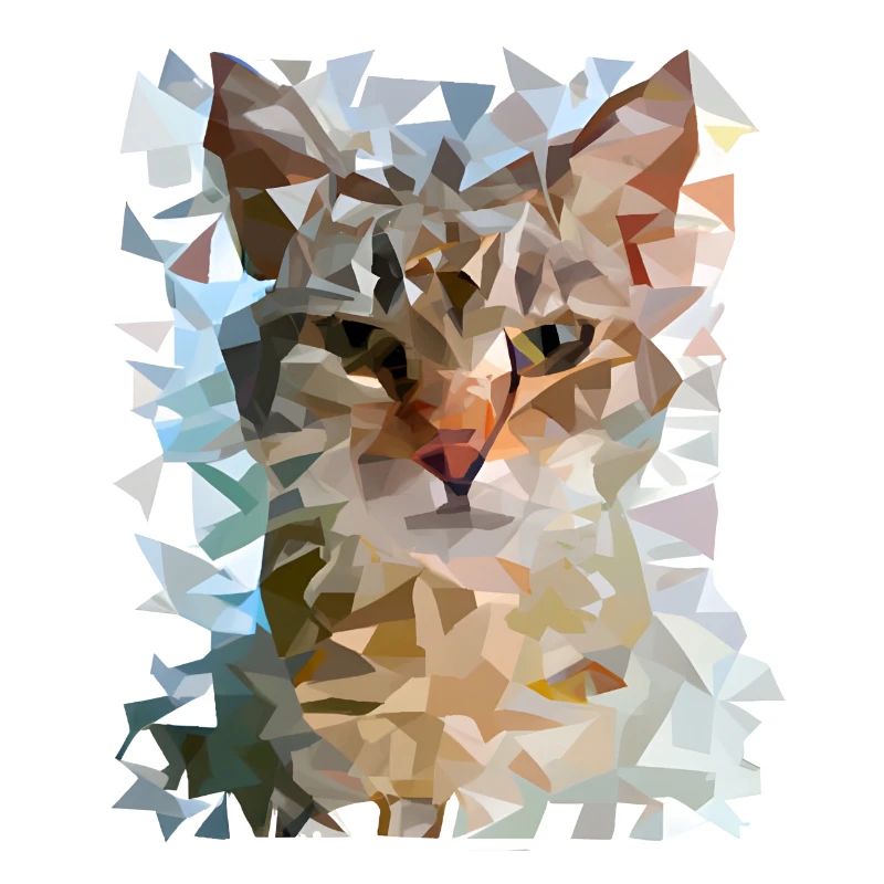 Abstract Polygon Geometric Cat