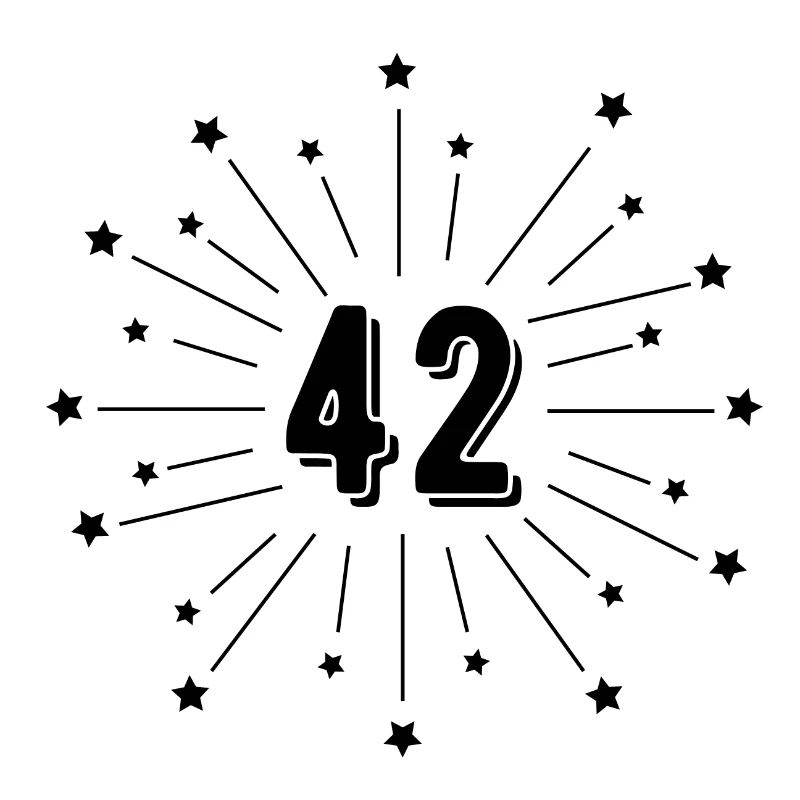 42e anniversaire étoilé - cadeau 42 ans