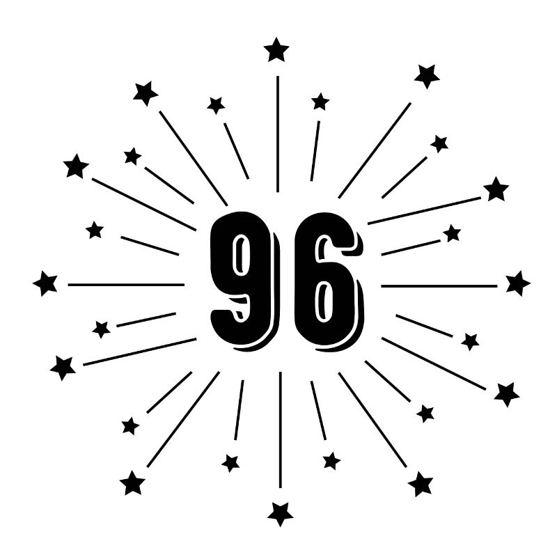 96th Starred Birthday - Gift 96 Years