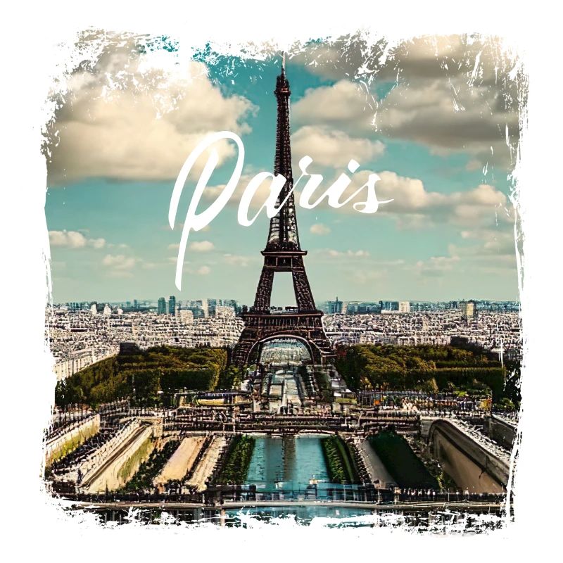 Paris Tour Eiffel style décontracté
