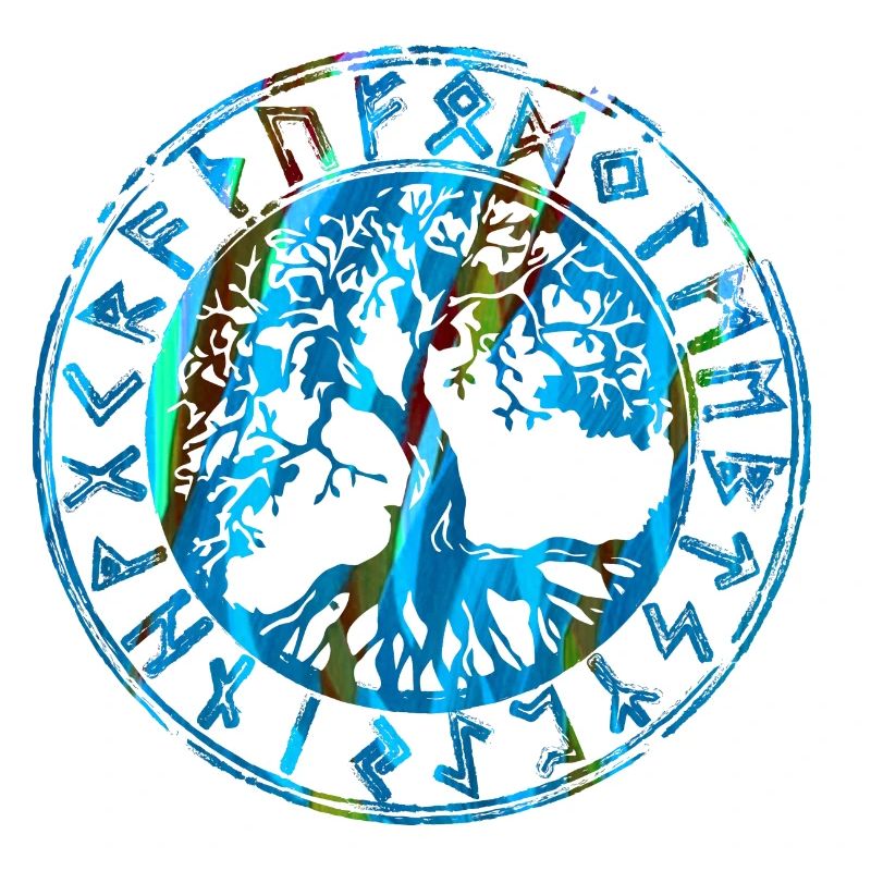 Baum des Lebens ,Lebensbaum,Graffiti,keltisch