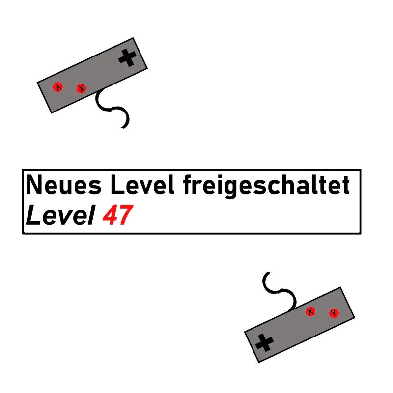 Geschenkidee Gaming Level Up Geschenk Geburtstag