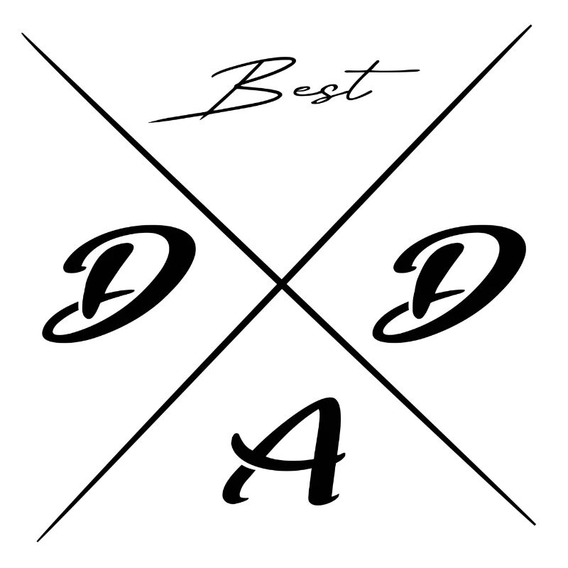 Best Dad Gift black