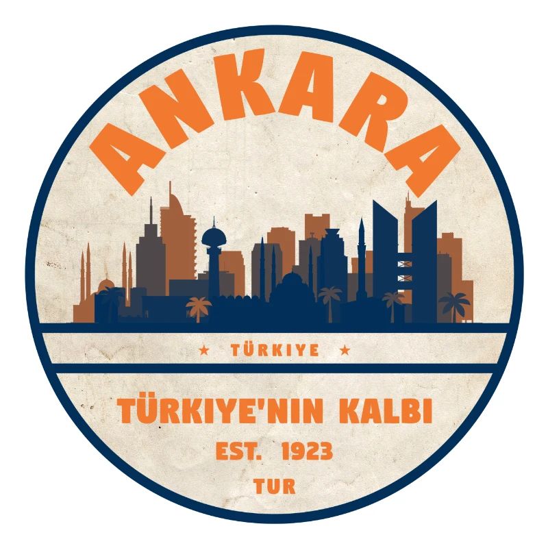 Ankara Skyline Badge