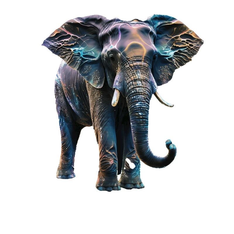 Elephant iriscent II