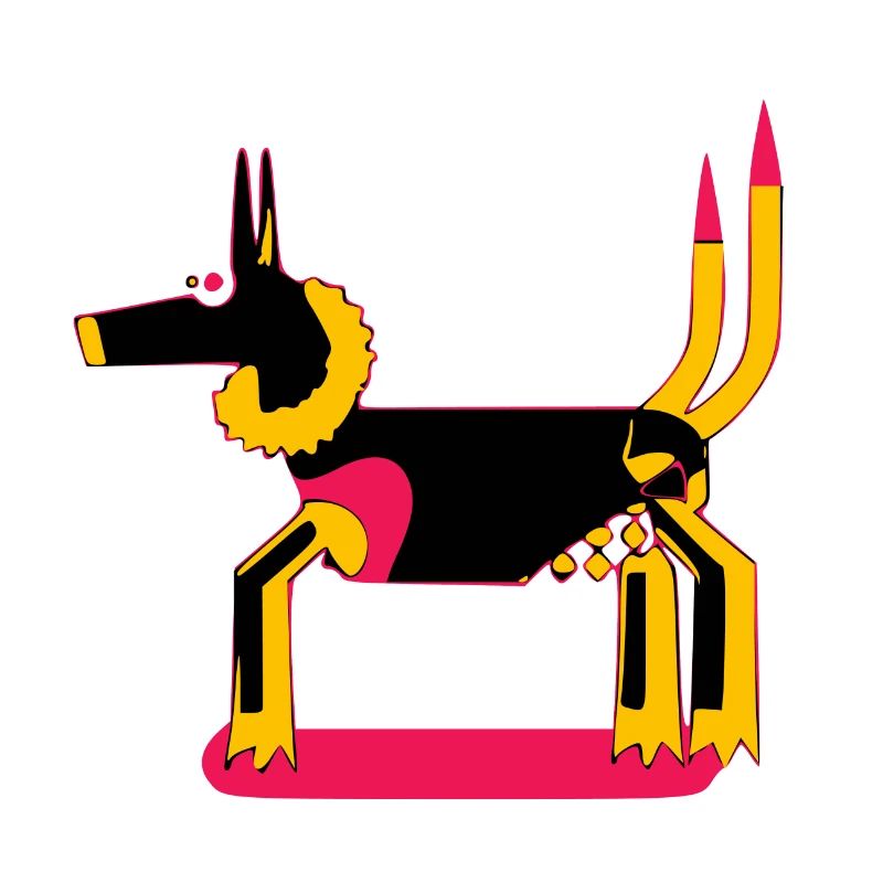 Zazou the wolf dog