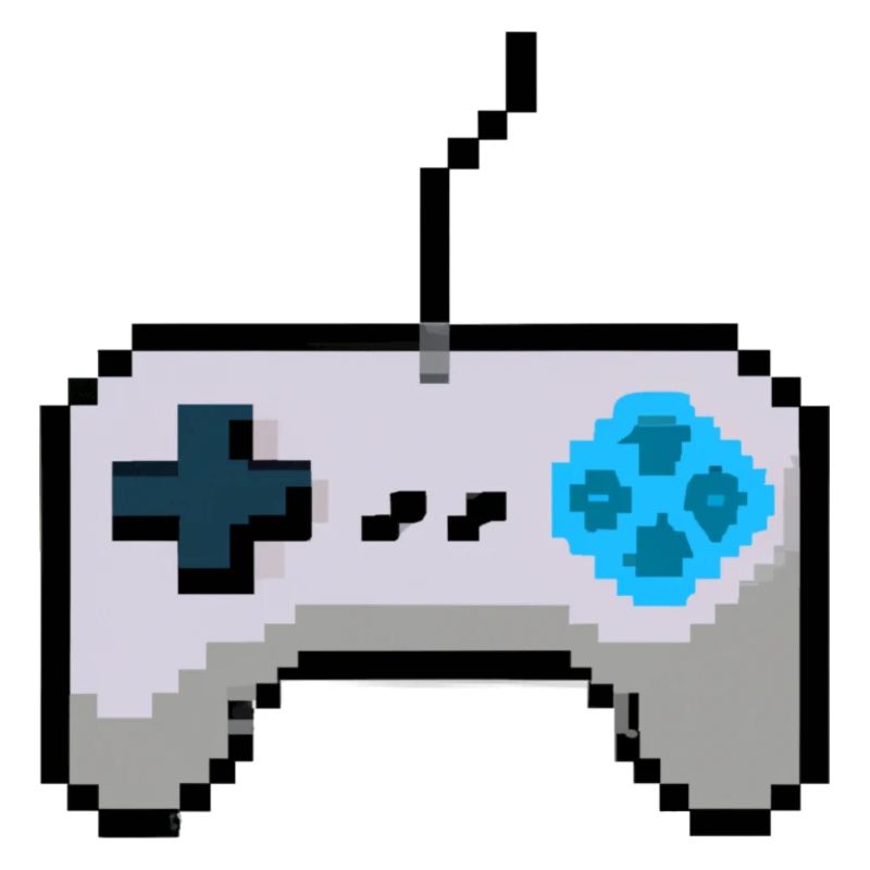 Pixelart game controller