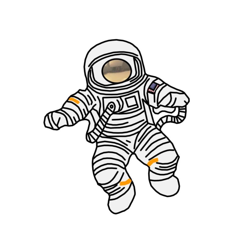 Astronaute dans l’espace