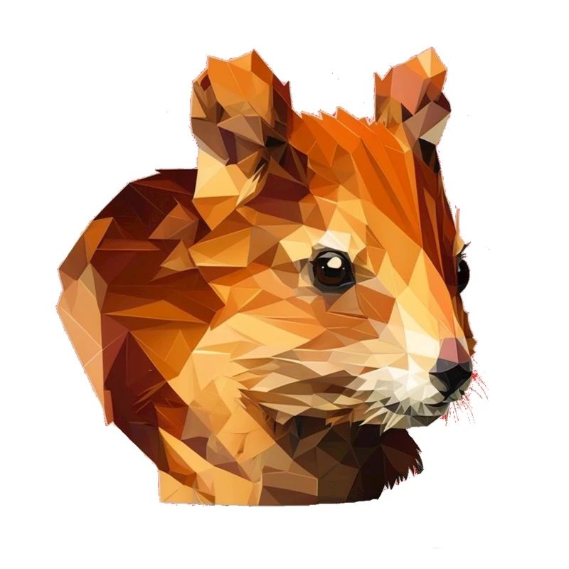 Polygon Eichhörnchen