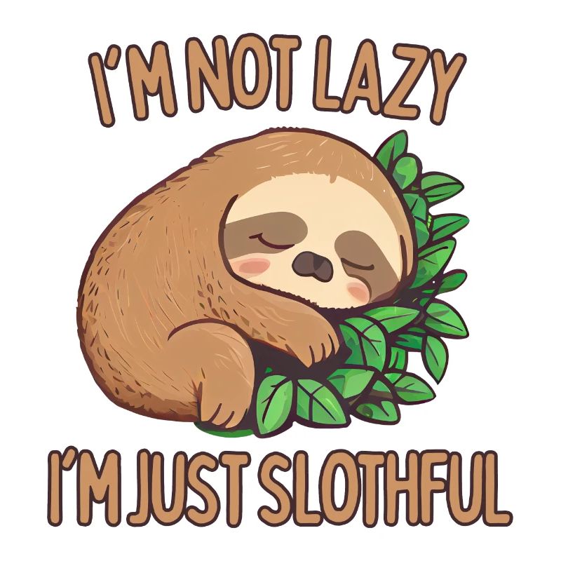 I Am Not Lazy, I Am Just Slothful